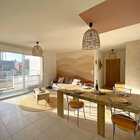 Daire Superbe T3 Moderne A Berck-plage Avec Balcon Et Garage - Fr-1-646-83 *